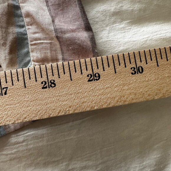 Knox Rose Soft Pastel Striped Long Sleeve Boho Tunic Dress L - Picture 5 of 8